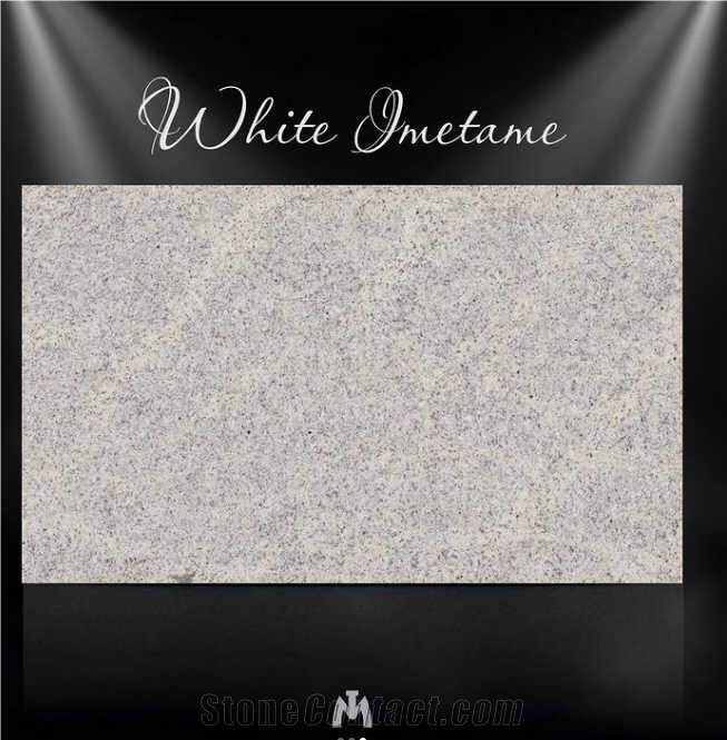 White Imetame Granite Slabs