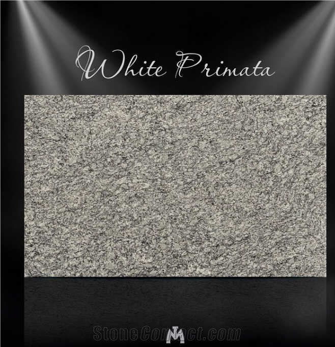 White Primata Granite Slabs, Primata White Granite
