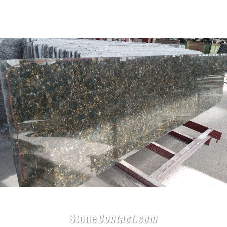 Brazil Polished  Butterfly Green Granite  Tiles For Flooring