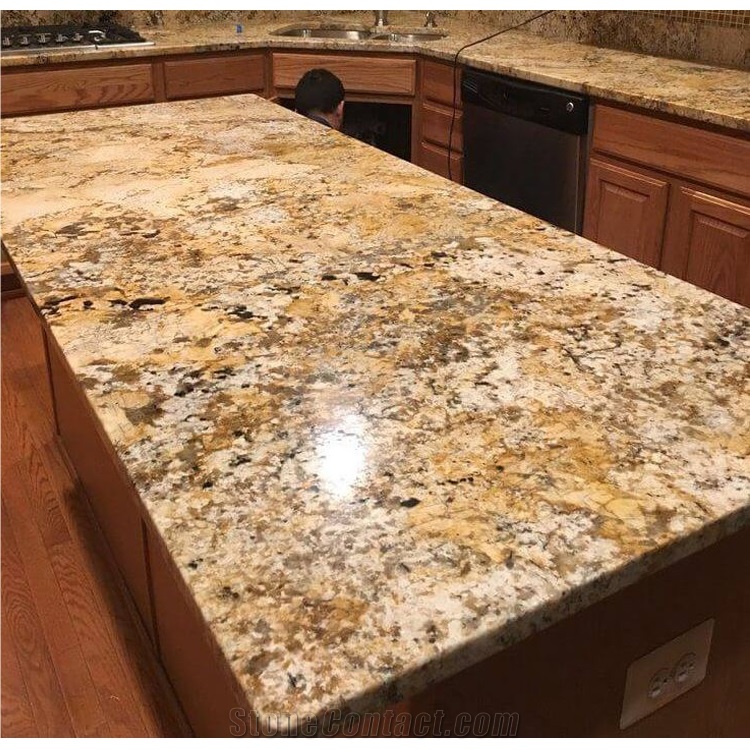 Hot Sale Solarius Gold Granite Stone Countertop