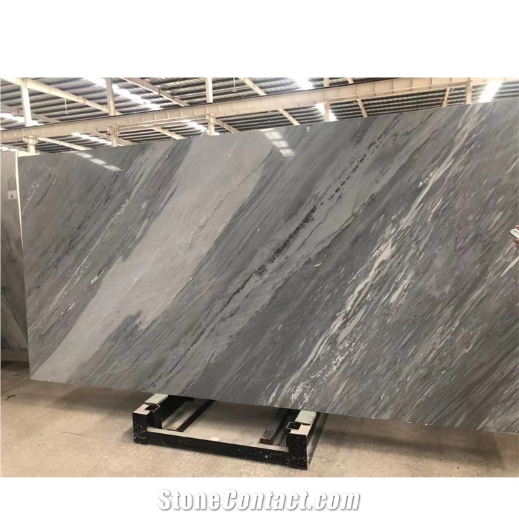 Italy Blue Palissandro Marble Polished Slabs Factory 