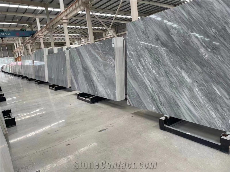 Italy Blue Palissandro Marble Polished Slabs Factory 