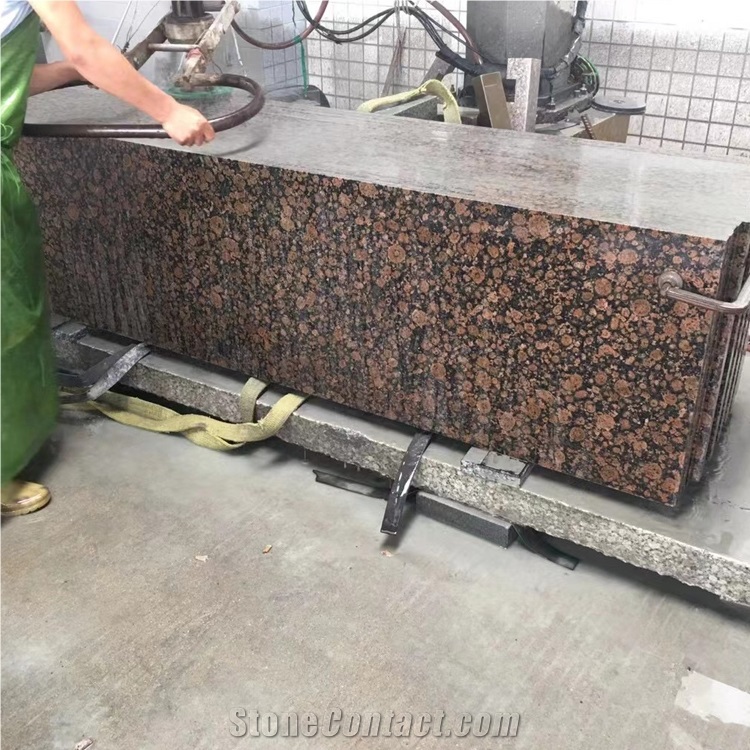 Polished Natural Stone Baltic Brown Granite Slab 