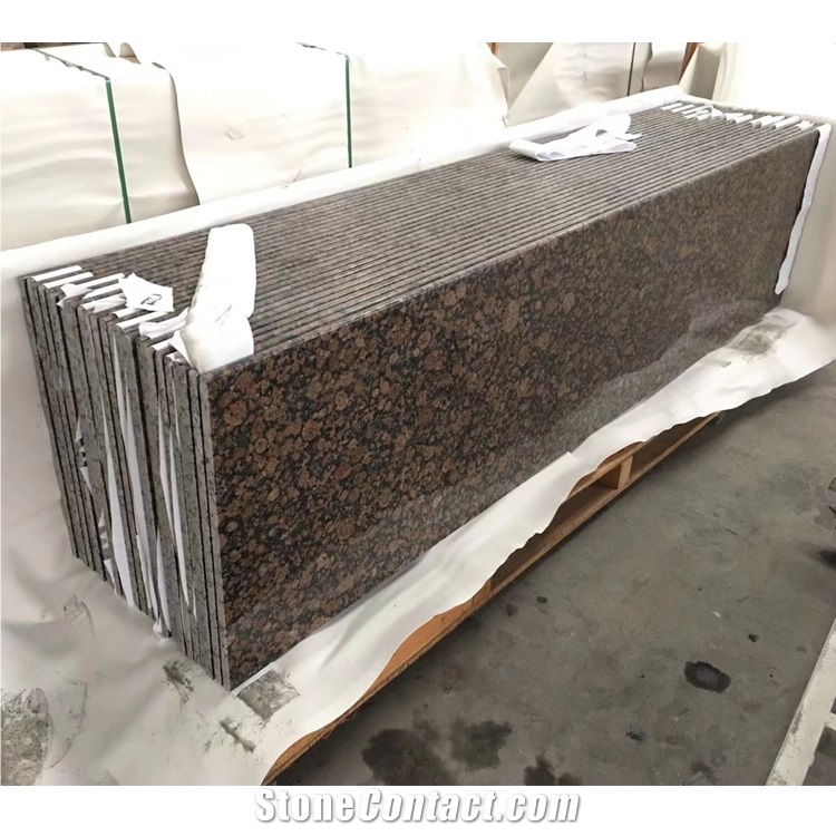 Polished Natural Stone Baltic Brown Granite Slab 