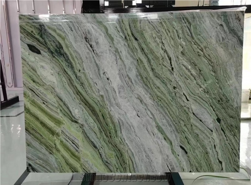 River Jade Marble Slab