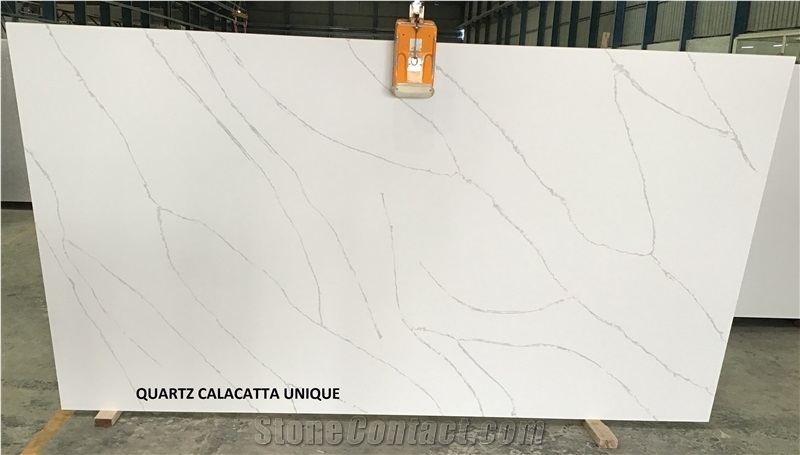 CALACATTA UNIQUE Quartz Stone Kitchen Countertops