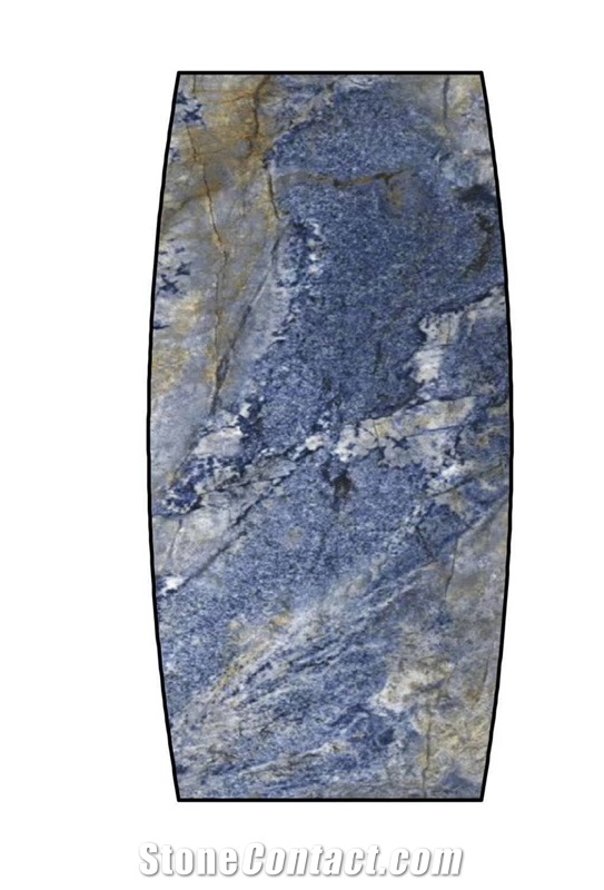 Azul Bahia Granite Sintered Stone Slab Panel