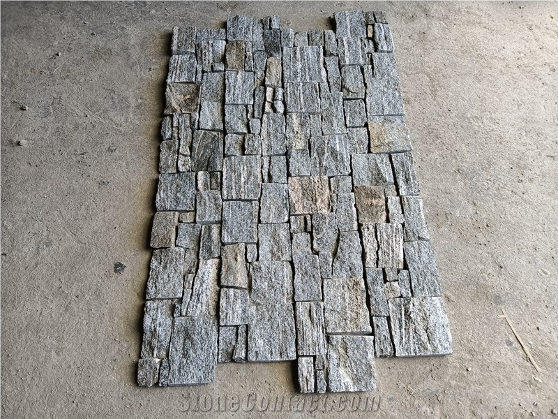 Chinese Quartzite Cement Back Stone Veneer For Castle Wall