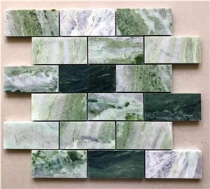 Competitive Price Green Marble Mosaic Tile