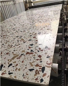 Inorganic Cement Colorful Terrazzo Slabs And Flooring Tiles