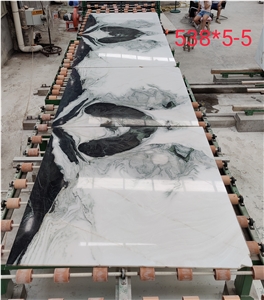Panda White Marble Slabs Bookmatching Slabs New Arrival