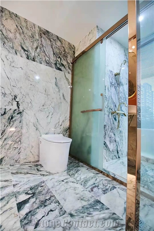 Violet Marble Slabs For Bathroom Decor Floor And Wall Tiles 