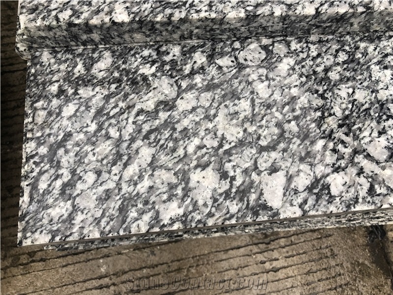 White Wave Spray White Grey Granite Slabs And Tiles