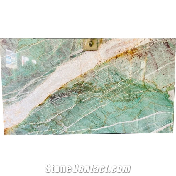 Brazil Jade Crystal Quartzite Slabs And Tiles