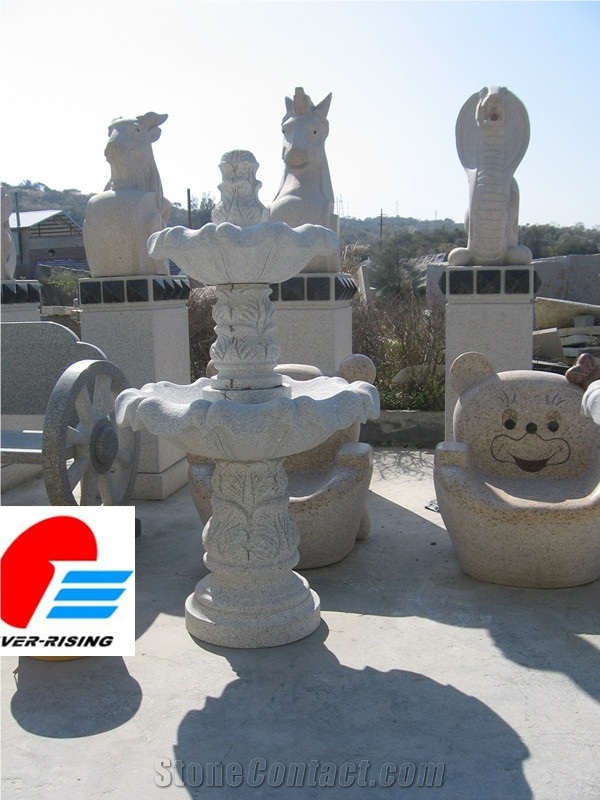 Granite Stone Water Fountain In Huian Factory 