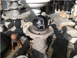 Outdoor Fountain, Stone Garden Fountains, Garden Waterfall