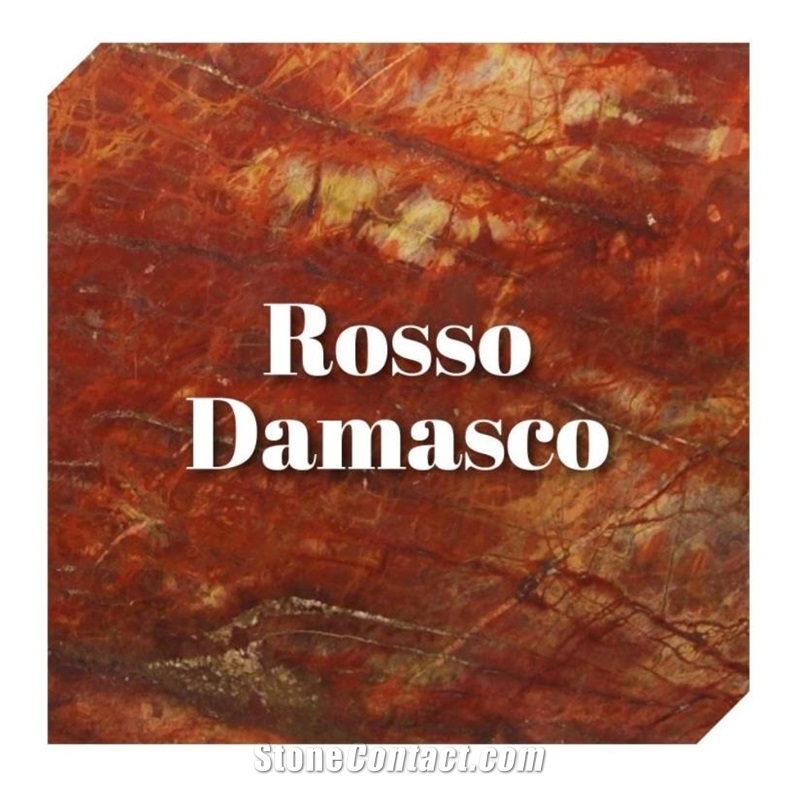 Rosso Damasco Marble Tiles & Slabs