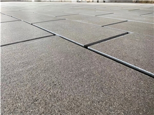 Brown Porphyry Paving Tiles , Landscaping Stones, Walkway Pavers