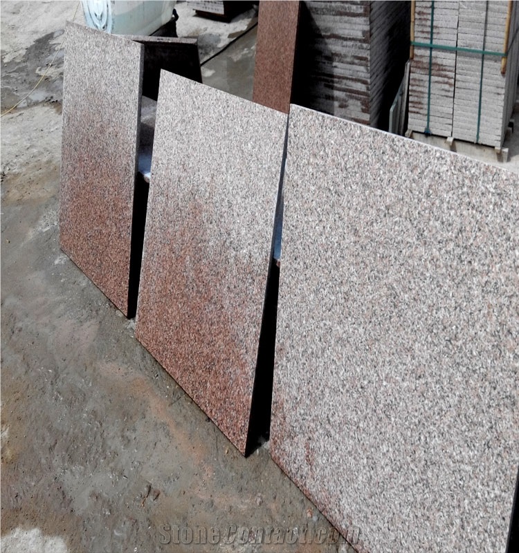 China Red Granite Wall Tile Granite Exterior Wall