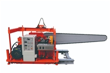 Rail Type Chain Saw Machine For Marble Quarries