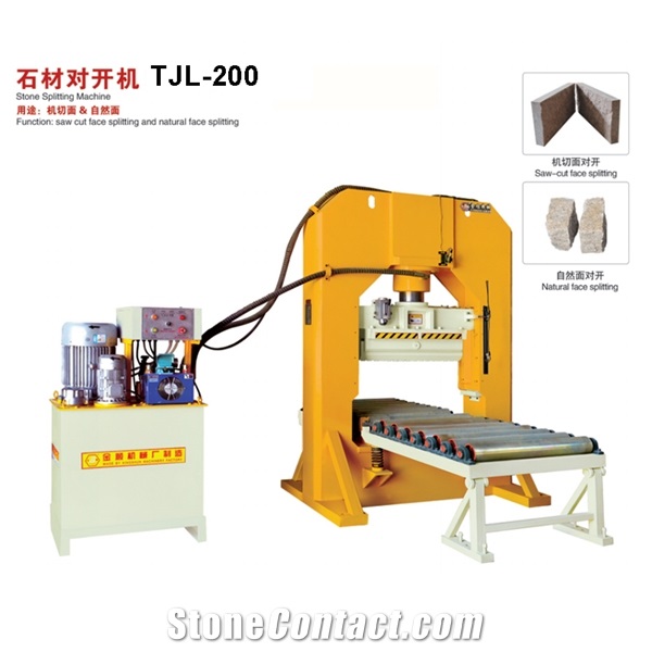 Saw-Cut Face Gantry Type Stone Splitting And Stamping Machine 