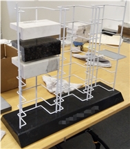 Granite And Marble Stone Sample Tabletop Display