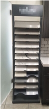 Metal Quartz Marble Stone Display Rack
