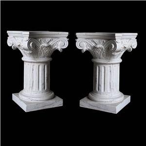 Customized Handcarved Marble Column Top