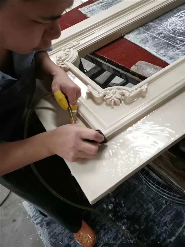 Factory Sell Hand Carved Window Frame Surround Panel