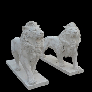 Factory Seller Travertine Lion With Best Price