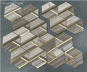 Coffee Wood Mosaic