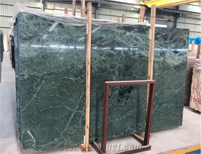 Verde Evergreen Marble Slabs Taiwan Green Marble Tiles