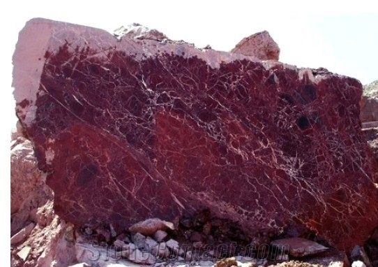Rosso Marble Blocks