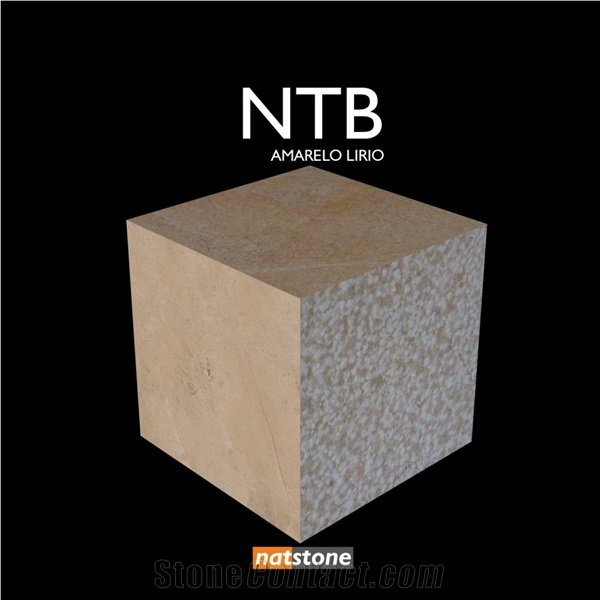 NTB Amarelo Lirio Limestone Tiles, Yellow Lirio Limestone