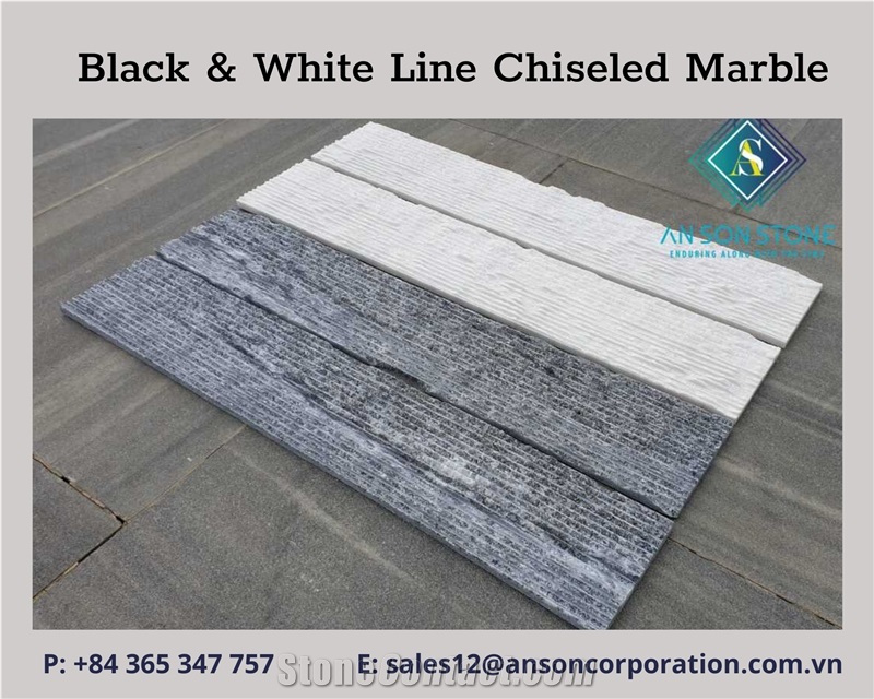 Big Sale Big Deal For Black & White Line Chiseled Surface