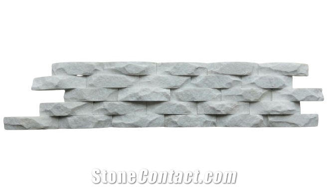 Cheap White Wave Wall Cladding Stone