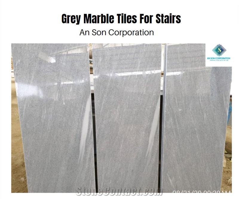 Grey Marble Tiles For Stairs From ASC 