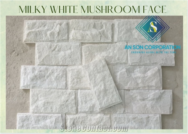 Hot Product Milky White Mushroom Face Wall Panel