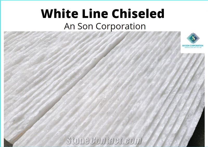 Hot Product White Line Chiseled Wall Panel
