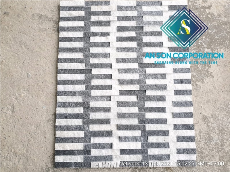 Multicolor Black & White Marble For Wall Cladding