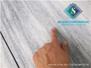 Sandblasted Grey Marble Tile For Swimming Pool