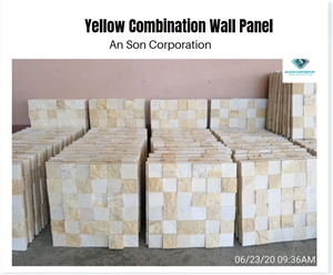 Yellow Combination Wall Panel For Cladding