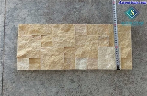 Yellow Marble Combination French Pattern Wall Cladding