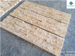 Yellow Marble Wall Panel 10 Lines
