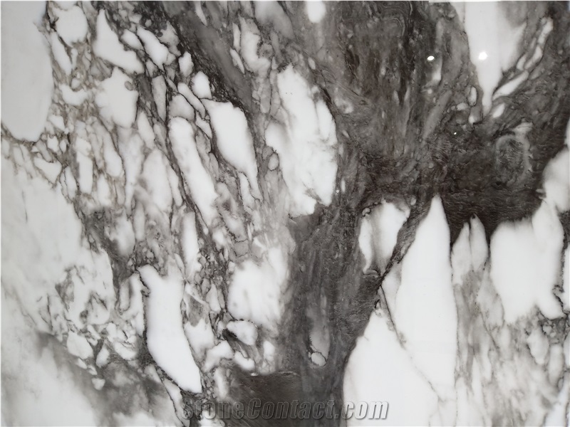 Black And White Ink Painting Marble Porcelain Wall Floor Tiles