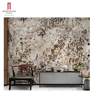 Brown Marble Tiles Large Format Background Wall Tiles