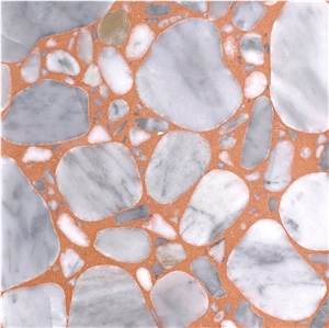 991 New Apricot Terrazzo Tiles And Terrazzo Slabs