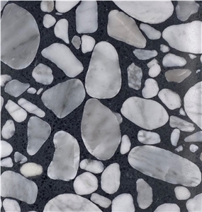 991 Top Black Terrazzo Agglo Tiles And Slabs