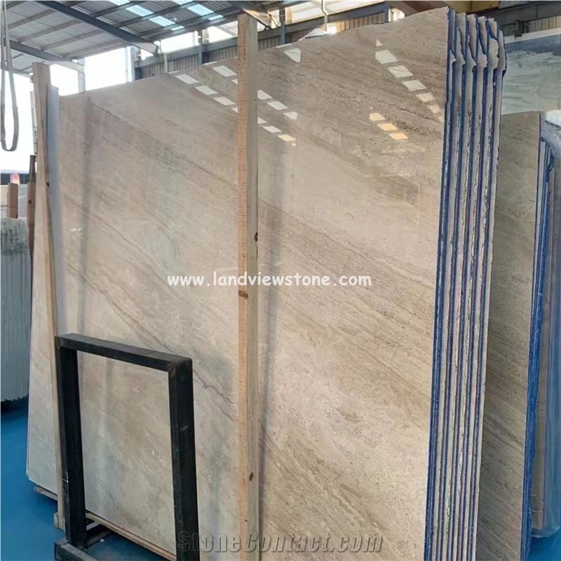 Cappuccino Beige Daino Beige Marble Slabs 