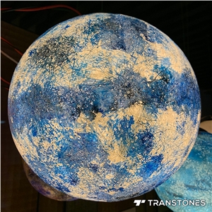 Backlit Alabaster Panel Colorful Onyx Marble F Light Planet